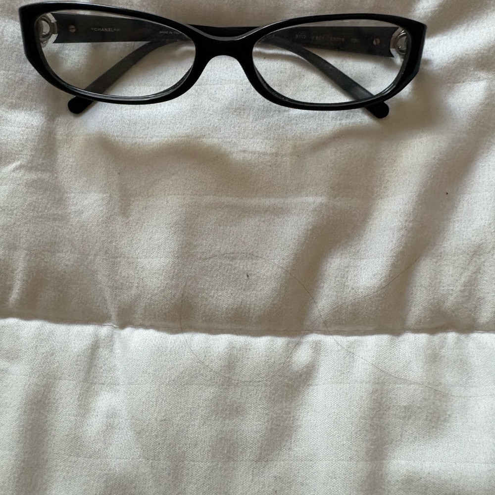 Chanel Elegant Black Eyeglasses